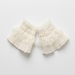 Ivory cuff pair, first flat lay