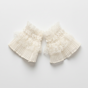 Ivory cuff pair, first flat lay