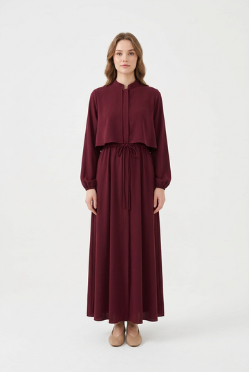 Maroon dress retry