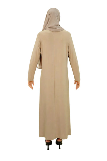 The Essential Layering Dress Beige