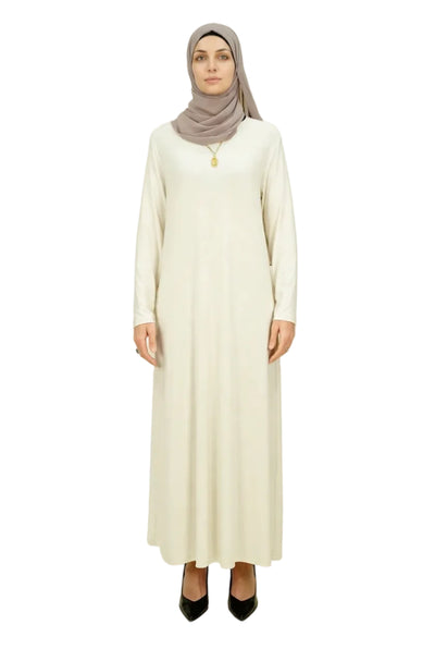The Essential Layering Dress White/Ivory