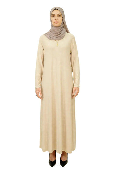 The Essential Layering Dress Beige
