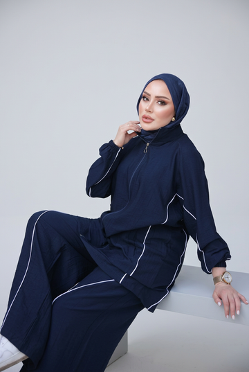 Navy set seated studio edit