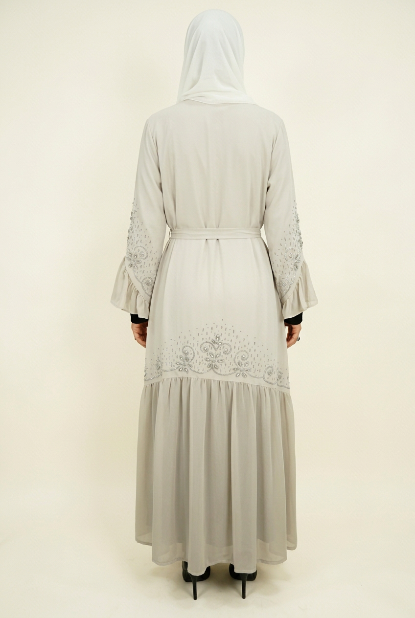 Princess Open Abaya back view