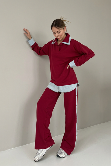 Red set posed view