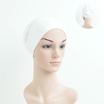 Closed Back Bonnet White