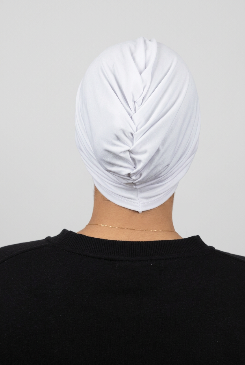White Tulip Bonnet back view