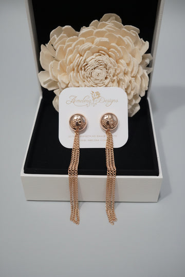 Chain Lux Magnetic Pins in Rose Gold
