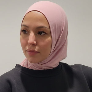 Easy Access Sports Hijab in Rose