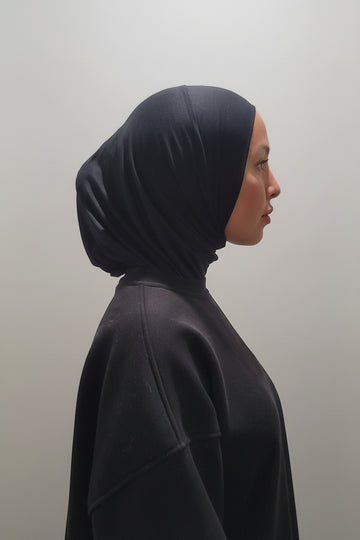 Easy Access Sports Hijab in Navy