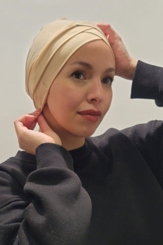 Tulip Bonnet in Nude