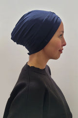 Tulip Bonnet in Navy