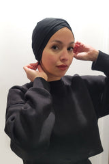 Tulip Bonnet in Black
