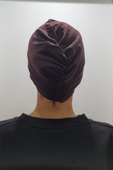 Tulip Bonnet in Chocolate Brown