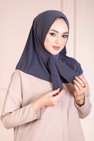 Back Clasp Amira Hijab — Warm Neutrals