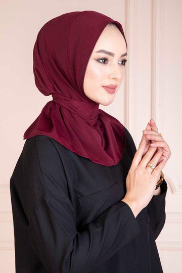 Back Clasp Amira Hijab — Dark Tones