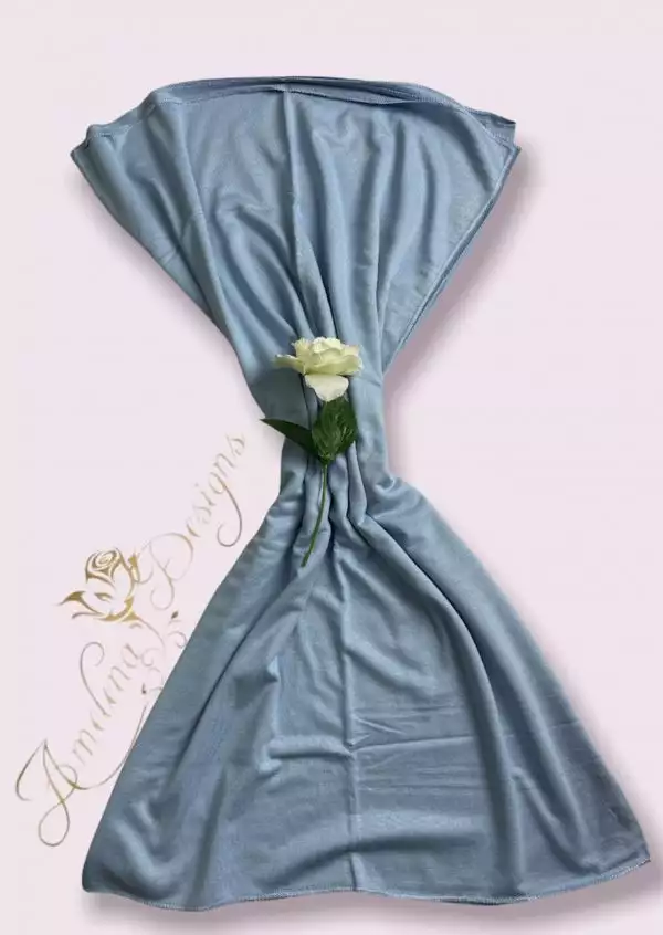 Baby Blue Jersey Hijab