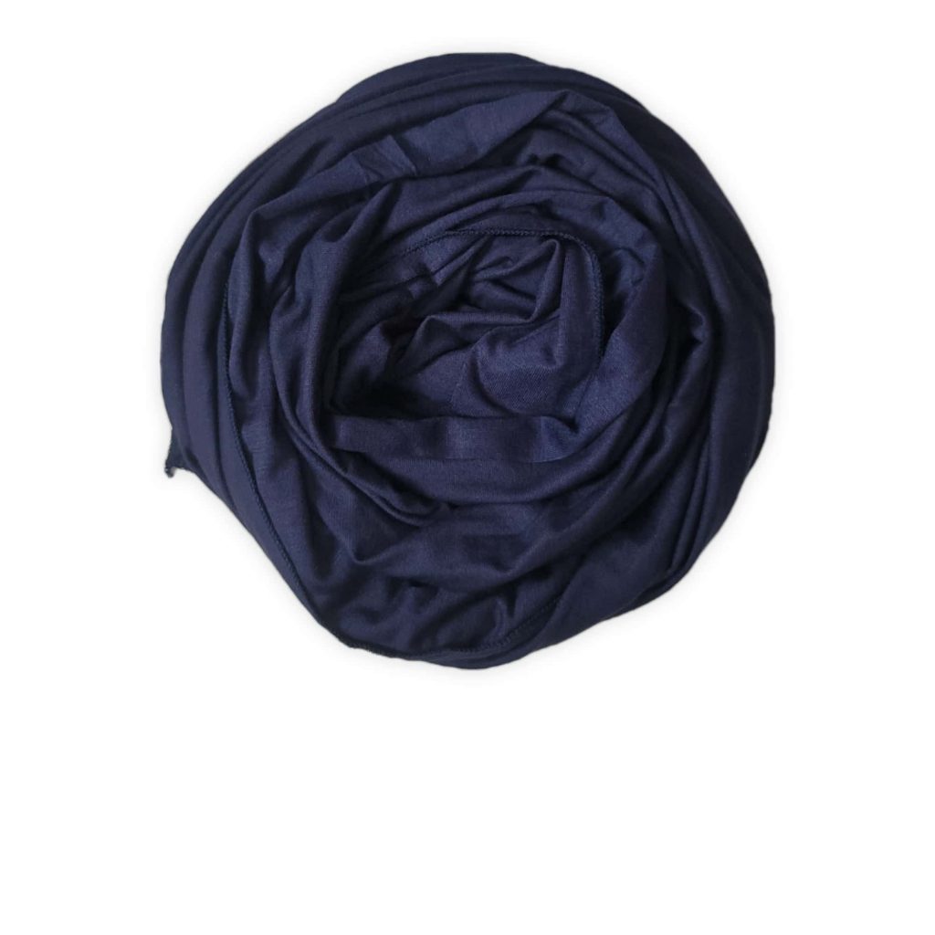 Navy Blue Jersey Scarves