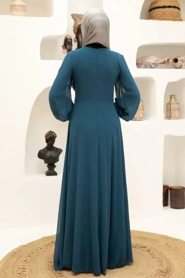 Alina Silk Chiffon Gown